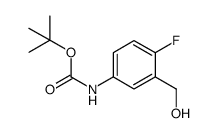 tert-butyl N-[4-fluoro-3-(hydroxymethyl)phenyl]carbamate picture