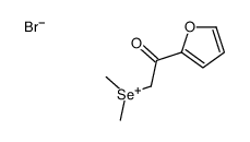 [2-(furan-2-yl)-2-oxoethyl]-dimethylselanium,bromide Structure