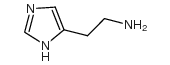 2-(3H-咪唑-4-基)-乙胺结构式