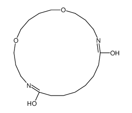 1,18-dioxa-5,14-diazacyclodocosane-6,13-dione Structure