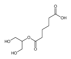 6-(1,3-dihydroxypropan-2-yloxy)-6-oxohexanoic acid结构式