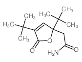 2-Furanacetamide,2,4-bis(1,1-dimethylethyl)-2,5-dihydro-5-oxo-结构式