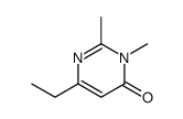 6-ethyl-2,3-dimethylpyrimidin-4-one Structure