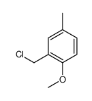 2-氯甲基-1-甲氧基-4-甲基苯结构式