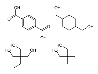 2,2-dimethylpropane-1,3-diol,2-ethyl-2-(hydroxymethyl)propane-1,3-diol,[4-(hydroxymethyl)cyclohexyl]methanol,terephthalic acid Structure