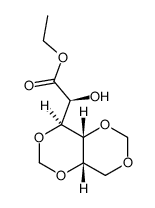 ethyl 3,5:4,6-di-O-methylene-L-galactonate Structure