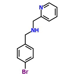 1-(4-Bromophenyl)-N-(2-pyridinylmethyl)methanamine Structure