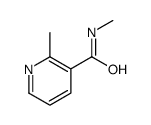 3-Pyridinecarboxamide,N,2-dimethyl-(9CI) Structure