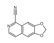 [1,3]-dioxolo[4,5-g]isoquinoline-1-carbonitrile结构式