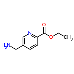 ethyl 5-(aminomethyl)pyridine-2-carboxylate structure