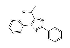 1-(2,4-diphenyl-1,3-selenazol-5-yl)ethanone Structure