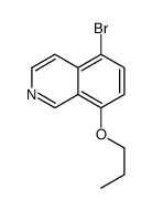 5-bromo-8-propoxyisoquinoline结构式