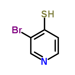 3-溴吡啶-4-硫醇结构式