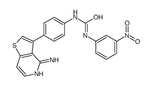 1-[4-(4-aminothieno[3,2-c]pyridin-3-yl)phenyl]-3-(3-nitrophenyl)urea Structure