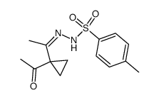 (Z)-N'-(1-(1-acetylcyclopropyl)ethylidene)-4-methylbenzenesulfonohydrazide结构式