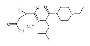 sodium 3-[[1-(4-ethylpiperazin-1-yl)-4-methyl-1-oxo-pentan-2-yl]carbam oyl]oxirane-2-carboxylate picture