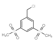 1-(Chloromethyl)-3,5-bis(methylsulphonyl)benzene structure