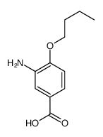 2-Butoxy-5-carboxyaniline, 2-Amino-4-carboxyphenyl but-1-yl ether结构式