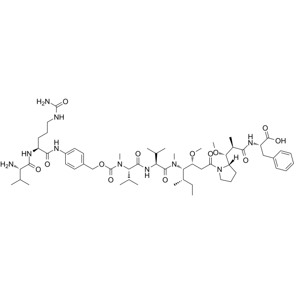 Val-Cit-PAB-MMAF Structure