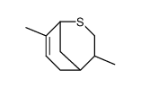 4,8-dimethyl-2-thiabicyclo(3.3.1)non-7-ene Structure