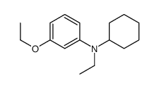 N-cyclohexyl-3-ethoxy-N-ethylaniline结构式