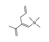 1-(trimethylsilyl)-2-isopropenyl-1,4-pentadiene Structure