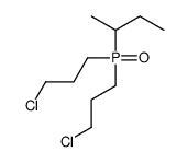 2-[bis(3-chloropropyl)phosphoryl]butane Structure