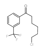 6-CHLORO-1-OXO-1-(3-TRIFLUOROMETHYLPHENYL)HEXANE structure