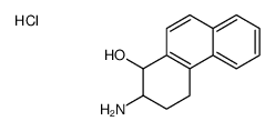 2-amino-1,2,3,4-tetrahydrophenanthren-1-ol,hydrochloride结构式