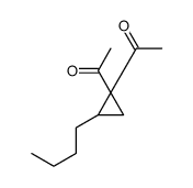 1-(1-acetyl-2-butylcyclopropyl)ethanone结构式