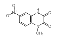 1-Methyl-6-nitro-1,2,3,4-tetrahydroquinoxaline-2,3-dione structure