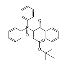 tert-butyl 3-diphenylphosphinoyl-4-oxo-4-phenyl-butanoate Structure