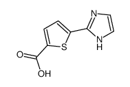 5-(1H-imidazol-2-yl)thiophene-2-carboxylic acid结构式