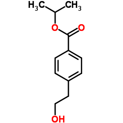 Isopropyl 4-(2-hydroxyethyl)benzoate Structure