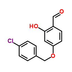 4-[(4-Chlorobenzyl)oxy]-2-hydroxybenzaldehyde Structure