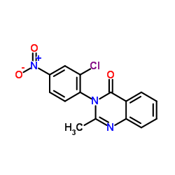 3-(2-Chloro-4-nitrophenyl)-2-methyl-4(3H)-quinazolinone structure