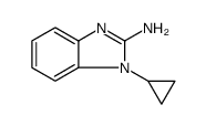 1H-Benzimidazol-2-amine, 1-cyclopropyl Structure