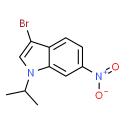 1H-Indole, 3-bromo-1-(1-methylethyl)-6-nitro- structure