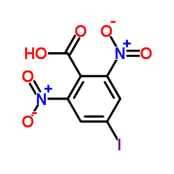 2,6-二硝基-4-碘苯甲酸结构式