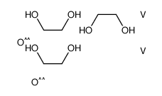 [μ-[ethane-1,2-diolato(2-)-O,O':O,O']]bis[ethane-1,2-diolato(2-)-O,O']dioxodivanadium结构式