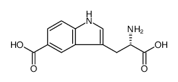 L-Tryptophan, 5-carboxy Structure