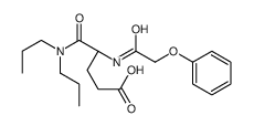 N2-(Phenoxyacetyl)-N,N-dipropyl-L-α-glutamine Structure