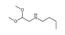 N-(2,2-二甲氧基乙基)丁胺结构式