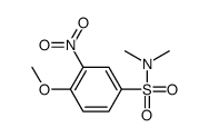 4-methoxy-N,N-dimethyl-3-nitrobenzenesulfonamide Structure