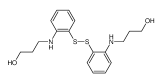 3-{2-[2-(3-Hydroxy-propylamino)-phenyldisulfanyl]-phenylamino}-propan-1-ol Structure