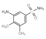 3-amino-4,5-dimethylbenzenesulfonamide structure