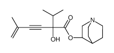 1-azabicyclo[2.2.2]oct-8-yl 2-hydroxy-5-methyl-2-propan-2-yl-hex-5-en- 3-ynoate Structure