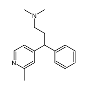 N,N-dimethyl-3-(2-methylpyridin-4-yl)-3-phenylpropan-1-amine Structure