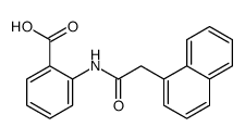 2-[(1-萘乙酰基)氨基]苯甲酸结构式