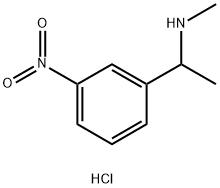 N-甲基-1-(3-硝基苯基)乙-1-胺盐酸盐结构式